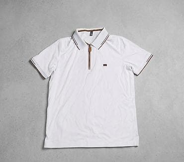 fred perry: Мужское Zegna с молнией - Цвет: белый - Фасон: классическое поло с — 1