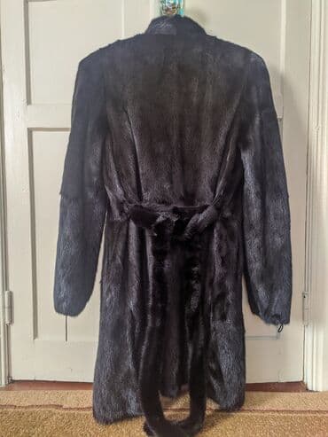 женский пиджак куртку: Шуба из натурального меха (визуально — норка) — 4