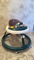 подножка для второго ребёнка: Детские ходунки с круглой опорной рамой. Особенности: - Круглая база — 2