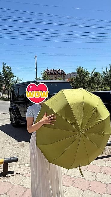 зонтик ош: Чатыр, Бүктөмө, Автоматтык, Жаңы, Унисекс — 3