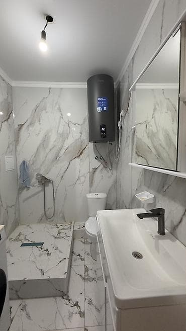 клубный квартира: 1 комната, 46 м², Малосемейка, Кара-Жыгач ж/м Малосемейка, 3 этаж, Евроремонт — 9