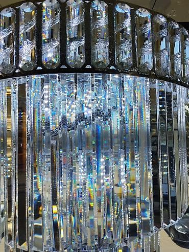 люсты: Каскадная хрустальная люстра с LED-подсветкой - Эффектный — 2