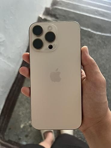 iphone 14 pro price: IPhone 16 Pro Max, 256 ГБ, Desert Titanium, Защитное стекло, Чехол, 86 % — 2