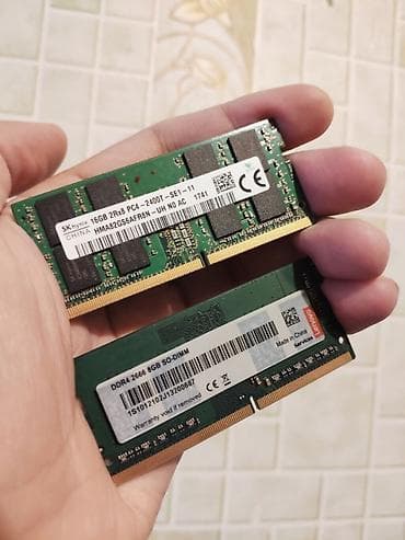 memory stick: Оперативная память, Б/у, Hynix, 32 ГБ, DDR4, 2400 МГц, Для ноутбука — 4