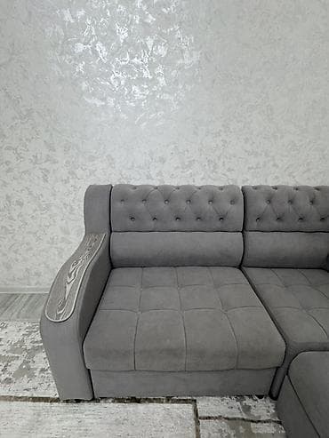 Угловые диваны: Угловой диван, С ящиками — 5