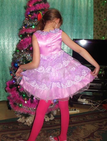 волейбольные формы: Детское платье, цвет - Фиолетовый, Новый — 4