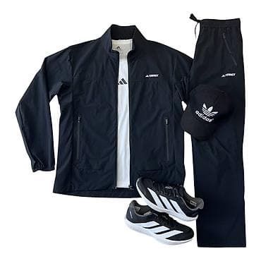 Спорттук бут кийим: Эркектердин спорттук костюму, M, L, XL, Adidas, Жаңы, түсү - Боз, Өзү алып кетүү, Акылуу жеткирүү — 2