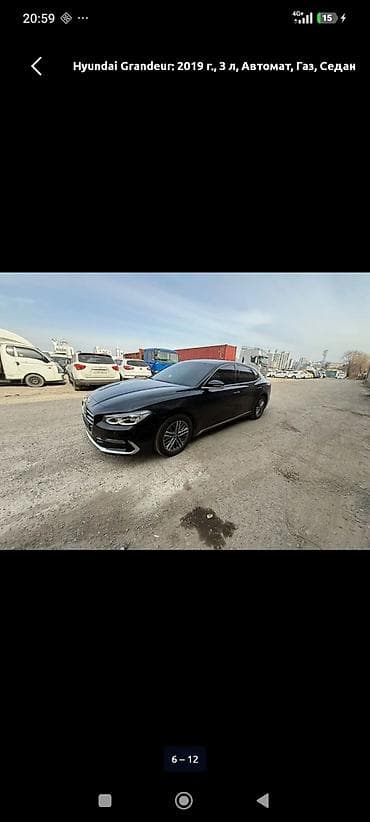 haval h9: Hyundai Grandeur: 2019 г., 3 л, Автомат, Газ, Седан — 5