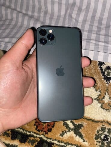 16 pro max цена бишкек: IPhone 11 Pro Max, Колдонулган, 256 ГБ, Alpine Green, Заряддоочу түзүлүш, Каптама, 79 % — 1