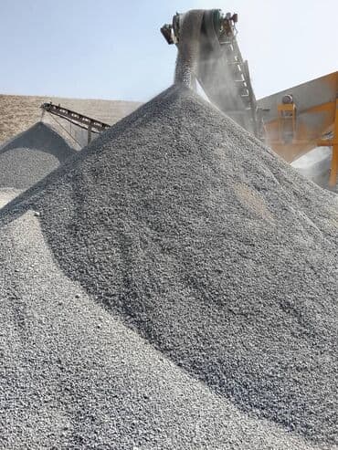 декоративный камень для сада: Отсев, Для бетона, В розницу, Камаз — 1