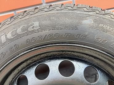 Колеса в сборе 205 / 60 / R 16, Зима, Б/у, Комплект, Легковые, Железные, отверстий - 5 — 2