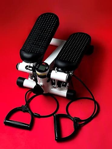 Боксерские груши: Мини-степпер с эспандерами и компьютером - Компактный тренировочный — 1