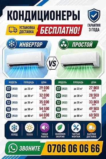 49: Сплит‑системы кондиционирования: инверторные и стандартные (R32) — 1