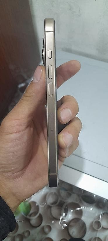 ipone 12: IPhone 16 Pro, Б/у, 256 ГБ, Desert Titanium, Коробка, 90 % — 9