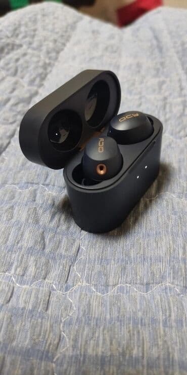 вакуумные наушники: Вакуумные, QCY, Новый, Беспроводные (Bluetooth), Для переговоров — 1