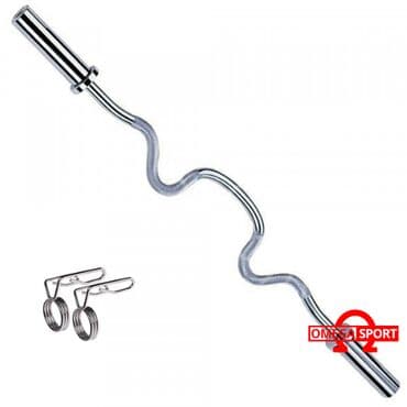 гантели наборные хромированные: Гриф олимпийский W образный длина 120см Описание: Гриф — 1