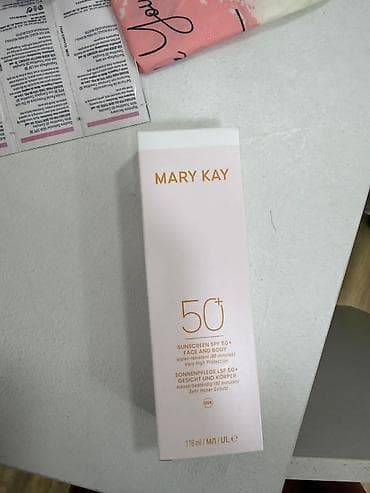 Личные вещи: Солнцезащитный крем Mary Kay SPF 50+ для лица и тела, 118 мл. - Очень — 1