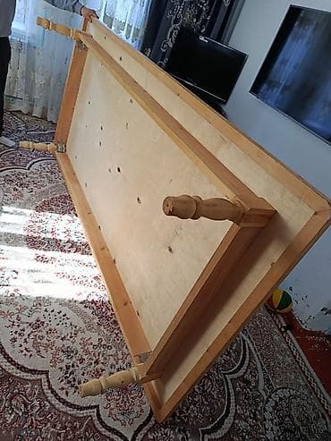 Дом и сад: Стол для зала, Б/у, Не раскладной, Прямоугольный — 2