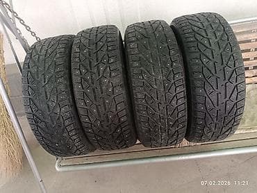 4100 r16: Комплект зимних шин с шипами, 4 штуки. - Тип: зимние, шипованные - — 1