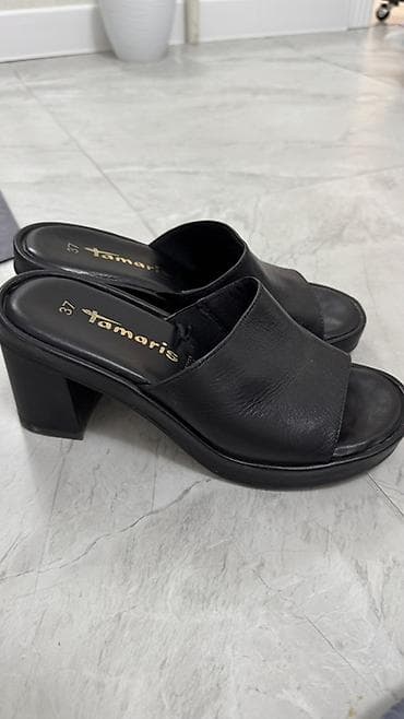 кийит: Женские кожаные мюли Tamaris - Бренд: Tamaris - Размер: 37 - — 2