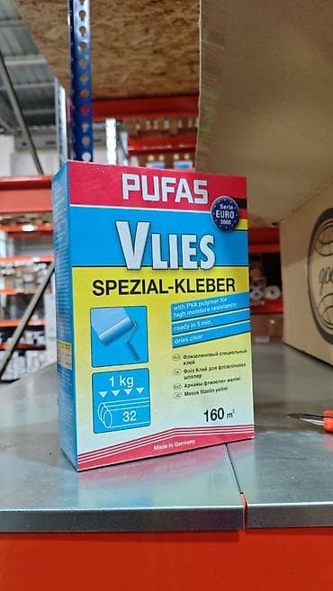 клейка обои: Pufas, Для флизелиновых обоев, Сухой — 1