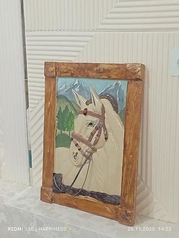 berber mirror second hand: Barelief Mustang 🐎 60/45cm
Skluptor Yenzo — 1