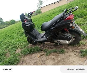 машина рам цена: Скутер Spark 30C, черный - Кузов спортивного стиля с острыми линиями — 2