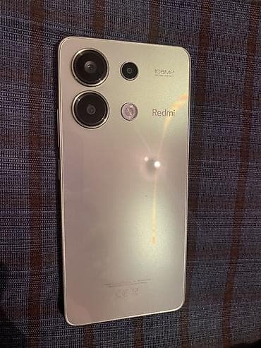 mi stick: Redmi, Redmi Note 13, Б/у, 256 ГБ, цвет - Золотой, 2 SIM — 1