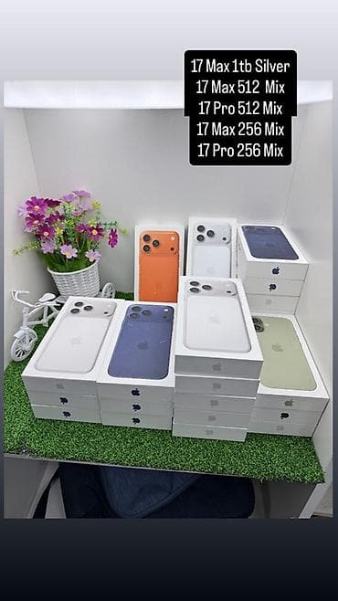 usb влешка: IPhone 17 Pro, Новый, 1 ТБ, Серебристый, Коробка, В рассрочку, 100 % — 1