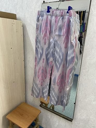 плетение гюрза: Брючный костюм, Прямые, Жилет, Узбекистанская, Хлопок — 3