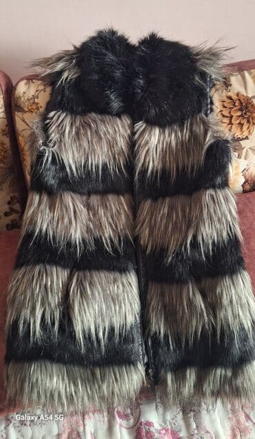 Утепленный, Меховой, Осень-весна, Искусственный мех, Короткая модель