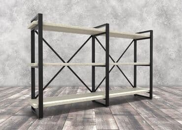 книжные шкафы на заказ: Стеллаж в стиле лофт на заказ изготовим любой размер и фасон быстро — 3