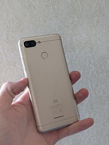 xiaomi redmi note 7: Redmi, Redmi 6, Б/у, 32 ГБ, цвет - Бежевый, 2 SIM — 1