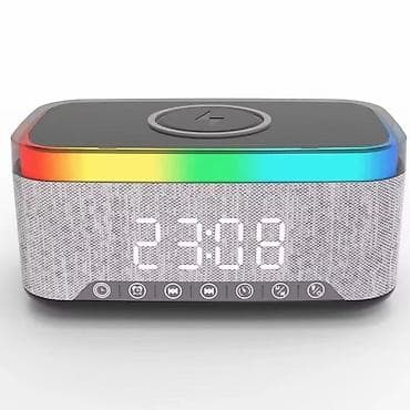 ipod pro: Многофункциональная Bluetooth-колонка с часами и будильником - — 1