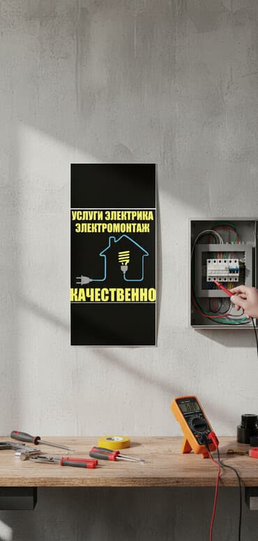 Дизайн, проектирование: Электрик | Электромонтажные работы Больше 6 лет опыта — 1