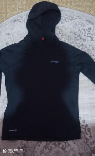 худи одежда: Лонгслив, цвет - Черный, M — 1