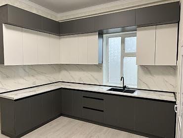 Эмерек: Ашкана гарнитуру, түсү - Боз — 1