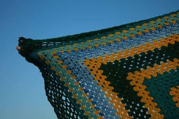 чехол кресло: Накидка на кресло. Ручная работа. Вязание крючком. Чисто-Шерстяная — 1