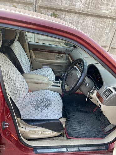 авто с последующим выкупом без первоначального взноса: Седан бизнес‑класса Тайота прогрес мотор 1jz в редком бордовом цвете — 9