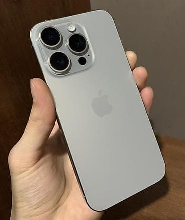 touch id: IPhone 15 Pro, 256 ГБ, White Titanium — 6