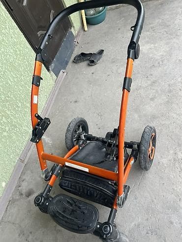 Коляскалар: Детская коляска люлька Inspire Eco, цвет оранжево‑коричневый — 5