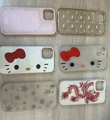 Набор чехлов для iPhone 14. Они все б/у и немного грязные. Отдам