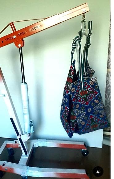 Автосервисное оборудование: Гидравлический кран-укосина (гаражный кран, “shop crane”) — 2