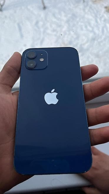 IPhone 12, Б/у, 64 ГБ, Blue Titanium, Чехол, 81 %