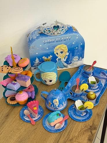 Игрушки: Игровой набор для детского чаепития «Snow Beauty» в стиле зимней — 1