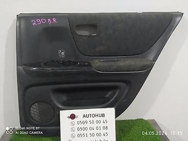 Обшивка дверей TOYOTA Kluger ANH10W 2400 2AZ-FE 2002 задн. прав. (б/у)