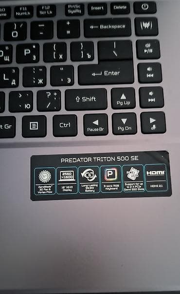 msi gf65 thin: Продаю игровой ноутбук Acer Predator Triton 500 SE PT516-51 в — 5