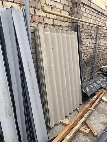 азбест лист: Шифер, Безасбестовый, Крупноволновой — 2