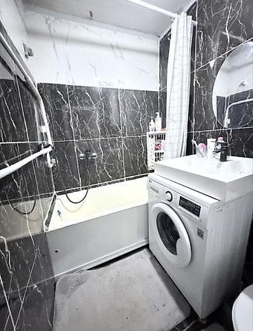 osh flat: 2 комнаты, 47 м², Ошский рынок / базар 104 серия, 4 этаж, Евроремонт — 7