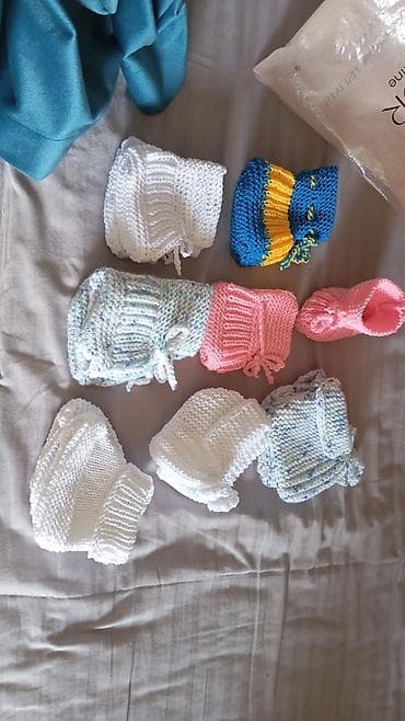 вязаные кофты с рисунком: Комплект, цвет - Желтый — 6